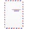 JAM Paper 6" x 9" White Open End Catalog Airmail Envelopes